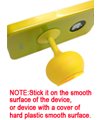 Universal Silicone Suction Cup Stand (Yellow) for Nokia cell phone