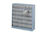 Closed Steel Shelving Unit With Plastic Drawers