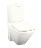 Kohler K-3588-0 Escale two-piece elongated toilet with seat, White