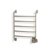WarmRails Regent Softwire/Hardwire Wall Mounted Towel Warmer Rack - Polished Brass