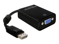 DELOCK Adapter DP-St > VGA-Bu 22,5cm black Preisvergleich
