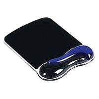 Childrens Toyshop  Third Party New : Kensington Duo Gel Wave Mouse Wristrest  Black/Blue