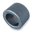 Industrial Grade 1MPH7 Half Coupling, 1/4 In, Galvanized Iron