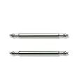 Spring Bar Pins Stainless Steel Watch Bands For Attaching Watch Bands To Watches Men Length 24 MM Thickness 1.5 MM Set of 2