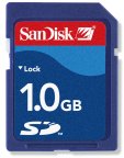 SanDisk Standard 1GB Secure Digital Card (Bulk)