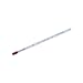 Thermco ACC2457SSC Spirit Filled Thermometer for Incubators and Water Baths, Safety Coated, 25-37-56°C Range, 76mm Immersion