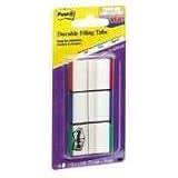 Post-it Durable Index Tabs, 1, Assorted Colors, 66/Dispenser MMM686LGBR