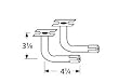 L-Shaped Venturi Pair for Kenmore and Arkla Grills