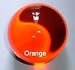 Orange Acrylic Contact Juggling Ball - 76mm