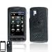 LG Vu / CU920 / CU915 CARBONFIBER STYLE DESIGN SNAP-ON CASE COVER WITH REMOVABLE SWIVEL BELT CLIP Image