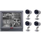 Mace 17 4 Channel Quad Observation System w/4 Cameras (Black & White)