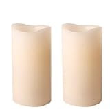 Ivory 3X6 Flameless Candle Set with Auto Timer 2 Pack By Brookstone 21A dmGGJBL. SL160 Ivory 3X6 Flameless Candle Set with Auto Timer 2 Pack By Brookstone