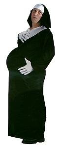 Pregnant Nun Adult Costume