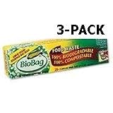 BioBag Biodegradable Compostable Kitchen Trash Bags-3 Gallon