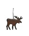 Moose Shower Curtain Hooks Set of 12
