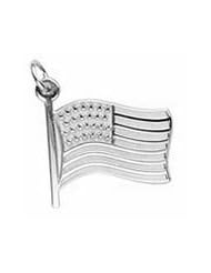 Rembrandt Charms USA Flag Charm
