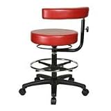 Perch Dental Stool with Procedure Arm 24.5-32 w/Footring
