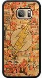 Genuine Samung Galaxy S7 Flash Superhero Logo Black Phone Case