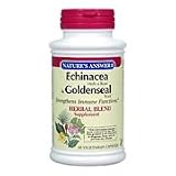 Echinacea Goldenseal - Strengthens Immune Function, 180 vegicaps., (Nature s Answer)