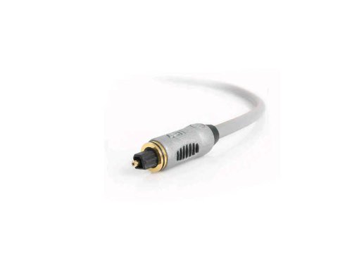 New Startech.Com Cable Zen 6.6 Feet Toslink Audio Cable Gray Fluoro Polymer Insulation High Quality