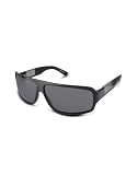 Gucci - Gucci Signature Plate Plastic Rectangular Sunglasses black/smoke