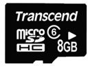 Transcend microSDHC�J�[�h 8GB Class6 �i�v�ۏ� TS8GUSDHC6