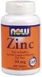 NOW ZINC 50 MG - 250 TABLETS
