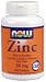 NOW ZINC 50 MG - 250 TABLETS