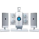iLuv i9200 Vertical Loading 4-CD Audio System with Dock for iPod (White)