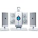 iLuv i9200 Vertical Loading 4-CD Audio System with Dock for iPod (White)