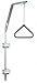Trapeze Bar With Triangle Chains And Clamps