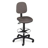 Highland Multi-Task Swivel Stool, 19-27 Seat Height, Dark Gray