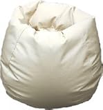 BB-25-Oyster Oyster Vinyl Bean Bag Chair