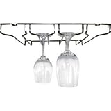 4 Channel Stemware Rack - Pewter