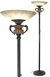 UltraLux 58w HD Grecian Marble Torchiere