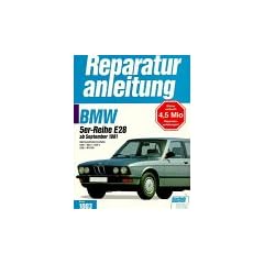 BMW 5er- Reihe E 28 ab September 1981. Sechszylindermodelle 520i, 525i, 525e, 528i, M535i.