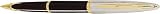 Waterman Carene Deluxe Black Lacquer GT Fountain Pen w/ Fine Nib