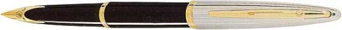 Waterman Carene Deluxe Black LacquerSilver Fine Point Fountain Pen - 11200W2