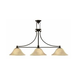 Hinkley Bolla 4666OB Round (25H x 56W) Pool Table 3 Light 300 watt Pendant in Olde Bronze by Hinkley