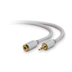 Belkin Pro Series Mini Stereo Extension Cord 3.5mm M/F 1.8m