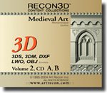 RECON3D Vol.2 Medieval Art, 3D Content Collection (3DS, 3DM, DXF, LWO, OBJ Formats)