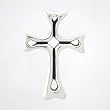 Cross Pendant in Sterling Silver for Men or Women, #8267