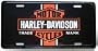 Chroma Graphics Harley Davidson Vintage Logo License Plate
