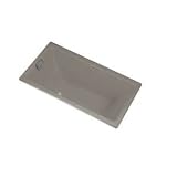 Kohler K-855-FT Kohler Tea-for-Two Cast Iron Drop-In or Undermount Mount 66 36 Soaker Tub Basalt