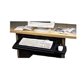 enlarged image: Keyboard Tray, Articulating Arm, Tilt, Swivel, Lock, Black