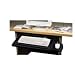 Keyboard Tray, Articulating Arm, Tilt, Swivel, Lock, Black