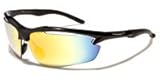 Xloop Black Sunset Vented Cycling Triathlon Sunglasses