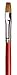 da Vinci Oil & Acrylic Series 1887 Paint Brush, Bright Light Ox Hair Sabeline with Red Handle, Size 10 (1887-10)