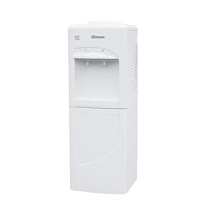 Iluminum Water Dispenser Hot and Cold Standing With Storage White Iluminum Water Dispenser Hot and Cold Standing With Storage White
