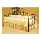 GlossyBlackCamelBackDaybedWPopUpTrundle